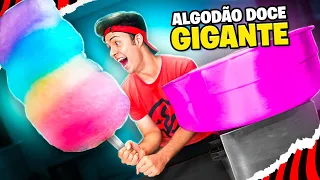 COMPREI UMA MAQUINA DE ALGODÃO DOCE GIGANTE!