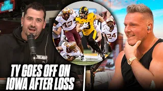 Ty Schmit Goes NUCLEAR On The Iowa Hawkeyes After Loss To Minnesota | Pat McAfee Show