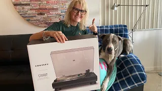 LIVE Turntable Unboxing & Review Crosley C100BT Gifted by Channel Supporter David Lee Jasper 2022