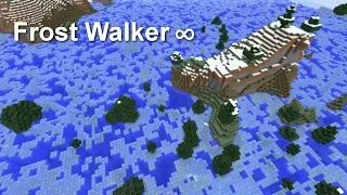 What Frost Walker ∞ Infinity Looks Like in Minecraft