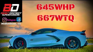Supercharged C8 Corvette - Dyno Pulls & Power Numbers