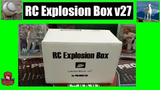 RC Explosion Box V27 A Baseball Card Subscription Box March 2021 ** GOAT Sighting & Great Packs! **