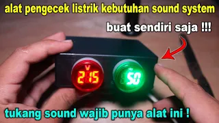 HOW TO MAKE A VOLT METER HZ METER TO CHECK YOUR SOUND SYSTEM ELECTRICITY NEEDS