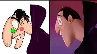 Hotel Transylvania 3 drawing meme | Summer vacation  | Macarena memes