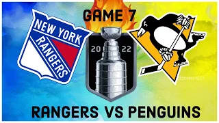 New York Rangers vs. Pittsburgh Penguins Game 7 Reactions & Play by Play