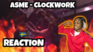 AMERICAN REACTS TO SWEDISH RAP! Asme - Clockwork (ENG Lyrics)