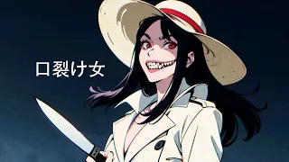 Japanese Urban Legend Kuchisake-Onna Horror Story as an Anime | Halloween Special