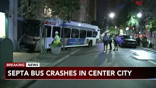 Bus crashes into Philadelphia building, marking 4th SEPTA-involved collision in 1 week
