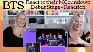 BTS: React to their MCountdown Debut Stage - Reaction