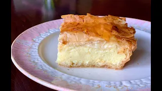 Galaktoboureko Greek Custard Dessert | Christine Cushing