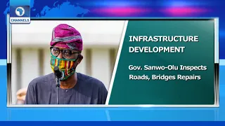 Gov. Sanwo-Olu Inspects Roads, Bridges Repairs In Lagos
