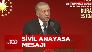 Cumhurbaşkanı Erdoğan "Türkiye'yi Darbe Anayasasından Kurtaracağız " | Ece Üner ile Tv100 Ana Haber