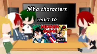 My hero academia characters react to film theory/this took forever 🥲