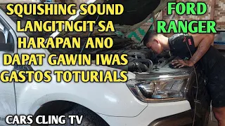 FORD RANGER BELT REPLACEMENT BELT BEARING SQUISHING SOUND BASIC TUTORIALS PAANO TANGGALIN ALAMIN