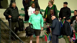 South Africa train for the last time ahead of the Rugby World Cup final