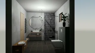 Visoft 3D látványterv - Mozaik fürdőszobaszalon