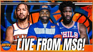Knicks vs Sixers Reactions Live From MSG