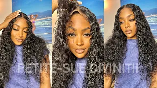 WEAR & GO BREATHABLE 6X4.5 LACE CLOSURE GLUELESS WIG INSTALL ft. Unice Hair | PETITE-SUE DIVINITII