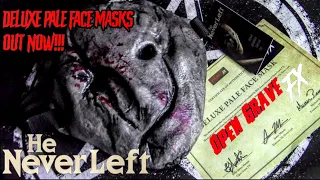 Deluxe Pale Face mask | He Never Left | Witching Season Films