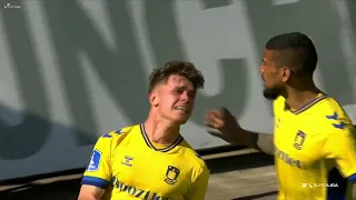 Randers FC - Brøndby IF 7/5-2023 / Mathias Kvistgaarden scorer til 0-2