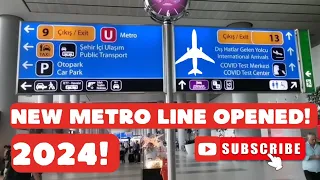 How to get from Istanbul Airport to the City Center | Metro and Shuttle Bus | 2024