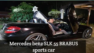 Mercedes benz SLK 55 BRABUS test drive on the way
