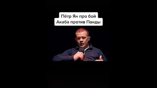 Петр Ян про бой Акаб vs Панда