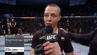 UFC 261: Роуз Намаюнас - Слова после боя