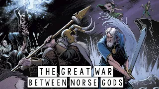 The Great War Between Norse Gods - Vanir vs Aesir - Norse Mythology in Comics - See Uu In History