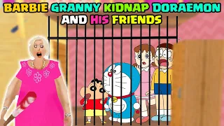barbie granny kidnap doraemon and his friends I granny vs doraemon I doraemon granny I granny