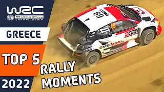 Top 5 Moments | WRC EKO Acropolis Rally Greece 2022