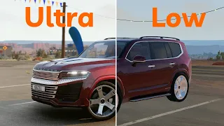 BeamNG.Drive Ultra Graphics VS Lowest Graphics!