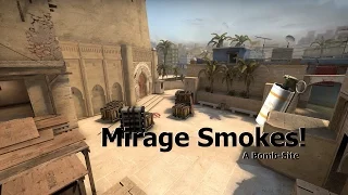 No B***s**t - Mirage Smokes (A Site) CS:GO