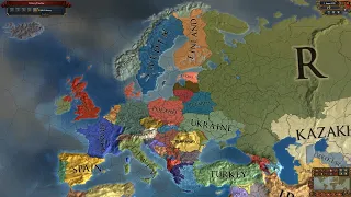 Europa Universalis 4 AI Timelapse - The Latest of the Longest Mod 2020-5020