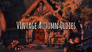 vintage autumn oldies playing in another room🍂