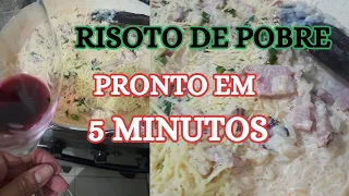 RECEITA DE RISOTO DE POBRE #receitas #receitafacil #culinaria