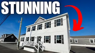 This TRULY AMAZING modular home will STOP you in your TRACKS! Prefab House Tour