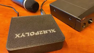 Connect any wireless microphone receiver to POLY STUDIO X50, STUDIO X52, STUDIO X70, STUDIO USB