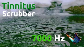 7000 Hz Tinnitus Scrubber - Pink Noise and Watersound fast Tinnitus relief