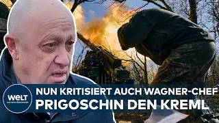 UKRAINE-KRIEG: Prigoschin warnt - Front würde bei Wagner-Rückzug aus Bachmut zusammenbrechen