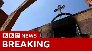 Egypt fire: Dozens dead in Giza Coptic church - BBC News