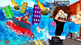 Can You Survive NATURAL DISASTERS For 24 Hours In ROBLOX?