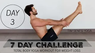 Total Body Yoga Workout for Weight Loss 7 Day Challenge DAY 3