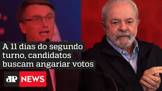 Bolsonaro com lideranças setoriais e Lula com evangélicos: a agenda dos presidenciáveis