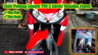 Cara Pasang Lampu T10 2 Mode Yamaha Aerox | Lampu Sein dan Senja CR7 #yamaha #cr7 #aerox #senja