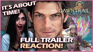 STILL IN SHOCK ABOUT PICTOMANCER!! | FFXIV Dawntrail Full Trailer Reaction
