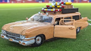 Wooden Car - Ghostbusters Ecto-1 (1959) - Making Ectomobile Out of Wood