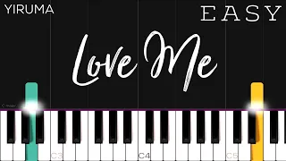 Yiruma - Love Me | EASY Piano Tutorial