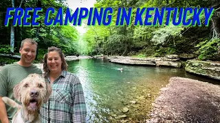 Roodles favorite FREE CAMPGROUND in Kentucky!!!  War Fork Creek!
