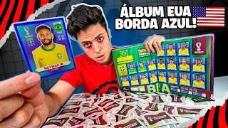 COMPLETEI O ÁLBUM MAIS DIFÍCIL DE TODOS! ÁLBUM BORDA AZUL DOS ESTADOS UNIDOS!